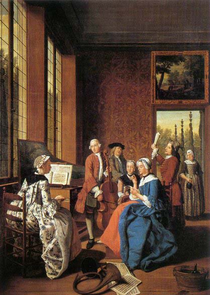 HOREMANS, Jan Jozef II Concert in an Interior